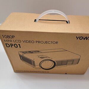 YOWHICK Projector with 5G WiFi Bluetooth, Native 1080P Outdoor Movie Projector